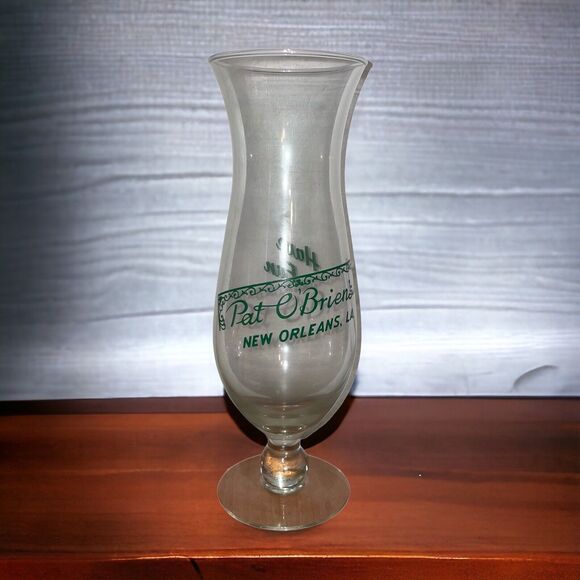 Vintage Pat O’Brien’s New Orleans Large Hurricane 10” Glass with Have Fun Logo - Picture 1 of 3